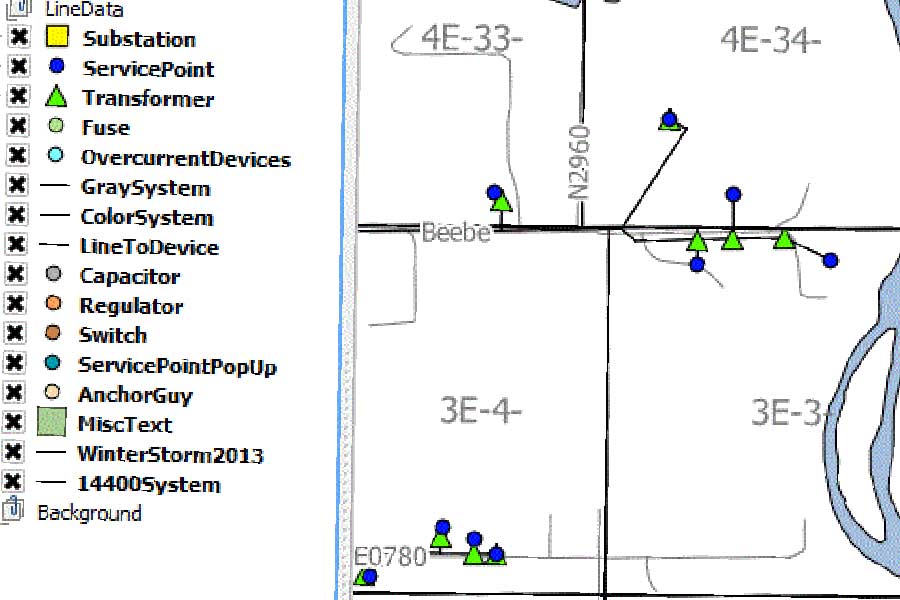 GIS layered mapping
